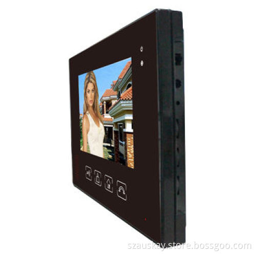 Video door phone for multiple family, outdoor camera and 7-inch TFT indoor monitor, high resolution